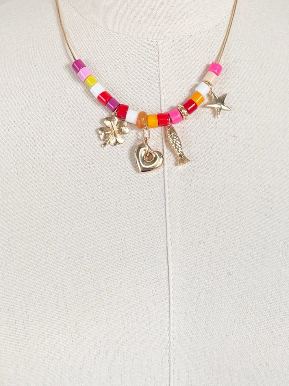 Anthropologie Beaded Charm Necklace | NWT - Picture 2 of 7